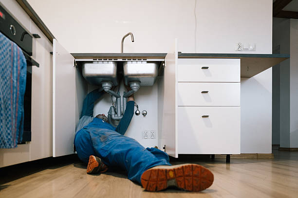 Professional Drain Cleaning technician working in Bradford, OH